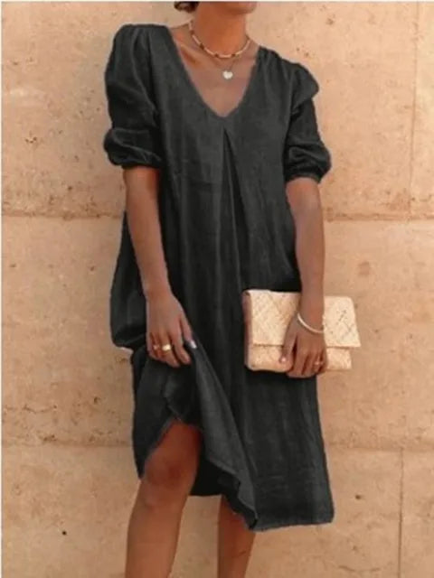Abito Midi Elegante e Casual da Donna
