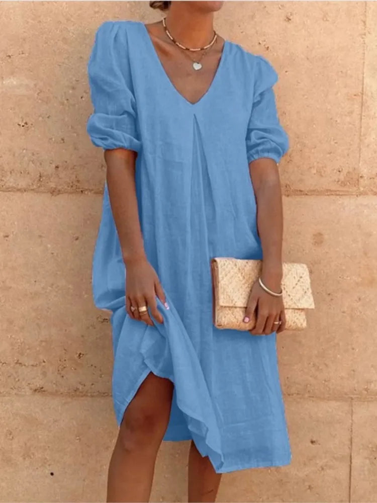 Abito Midi Elegante e Casual da Donna