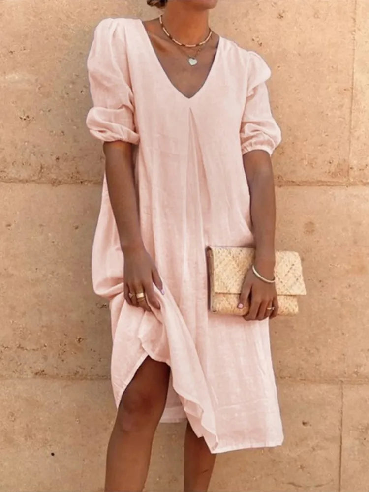 Abito Midi Elegante e Casual da Donna