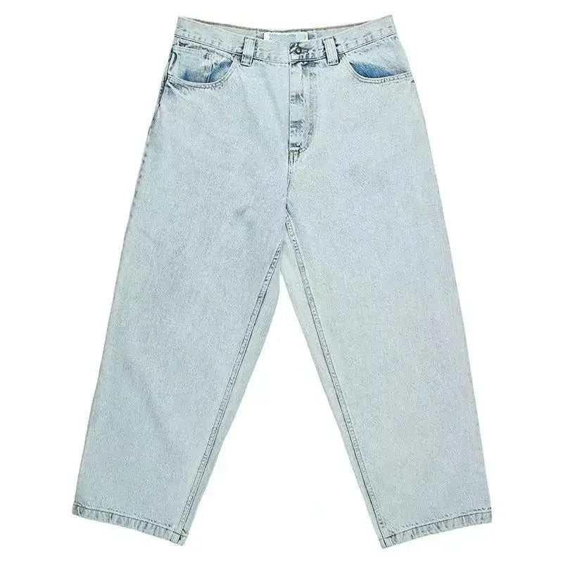 Jeans oversize stile skater per uomo