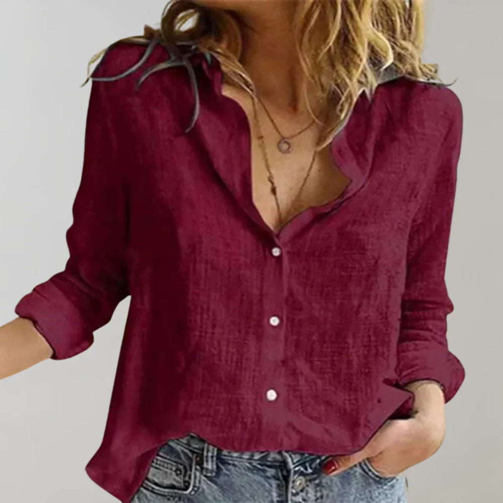 Blusa lunga elegante