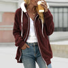 Zoe - Giacca in Pile con Cappuccio per Donna