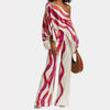 Completo da donna in raso con spalle scoperte, 2 pezzi