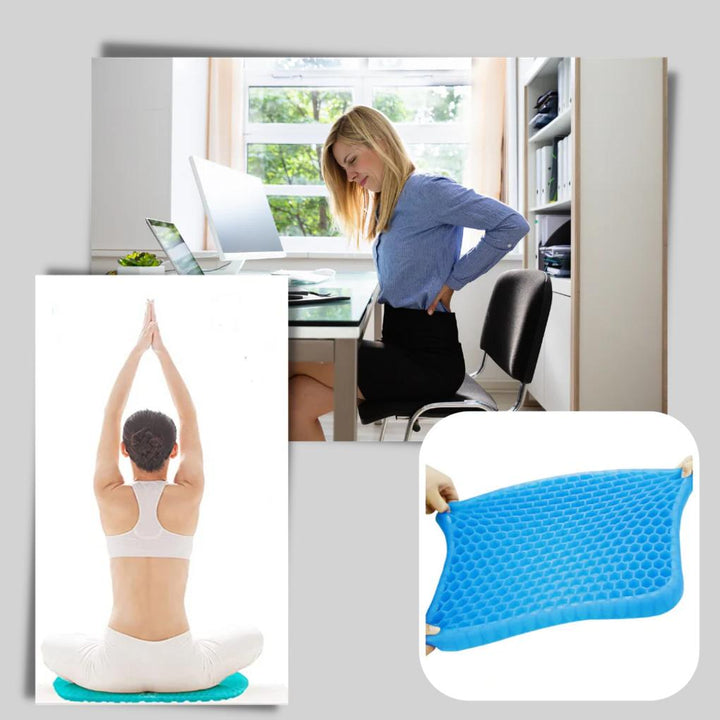 Cuscino del sedile in gel: distribuzione della pressione migliorata