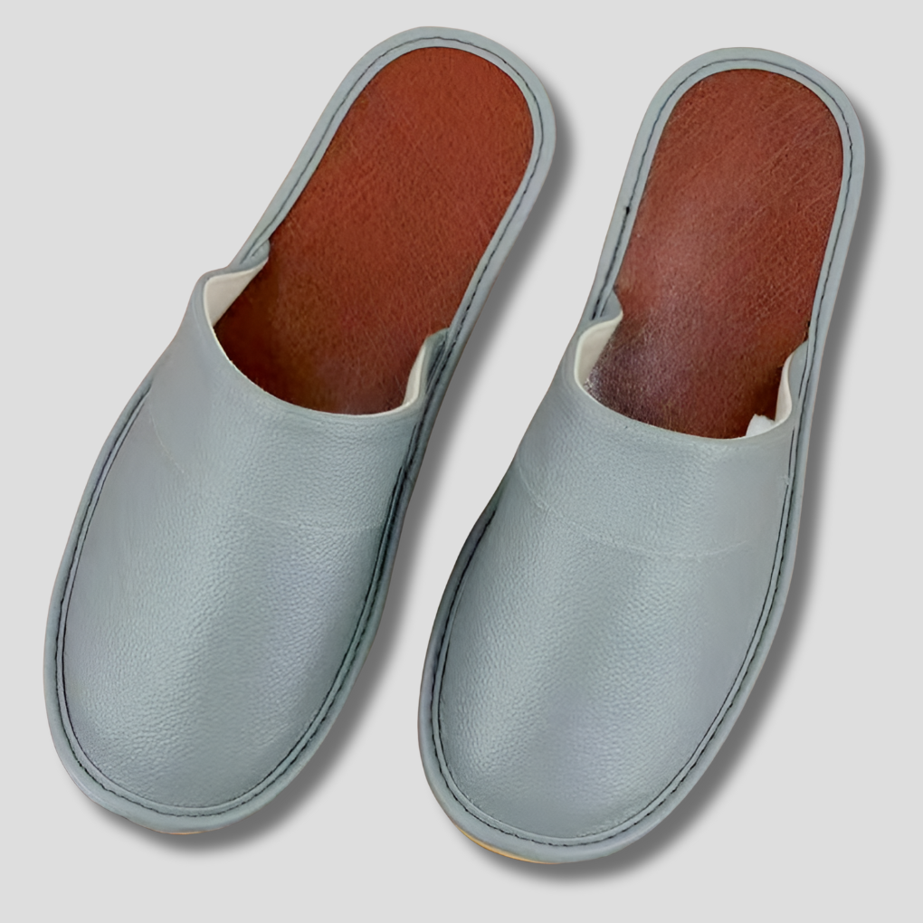 Zapatillas de piel para hombre