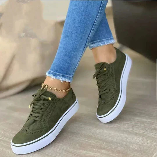 Sneakers ortopediche da donna con lacci