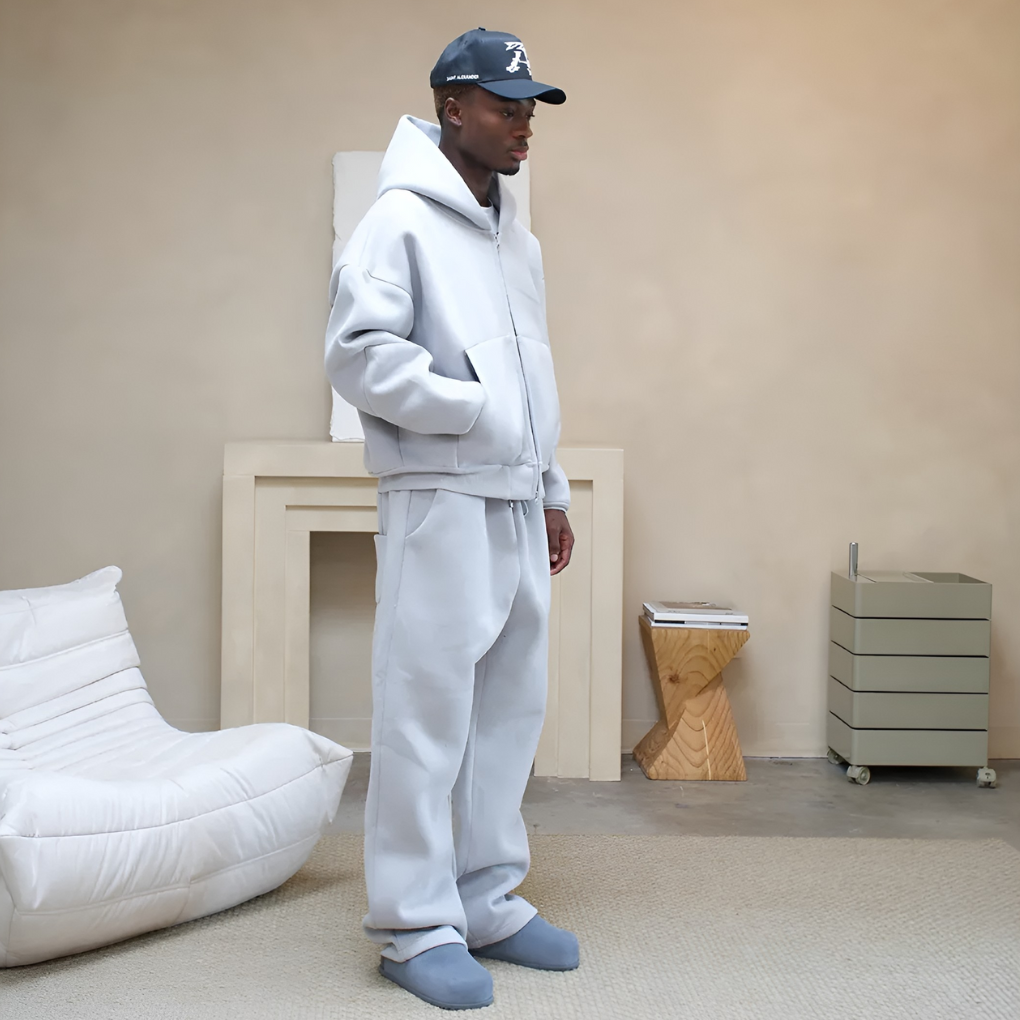 Tuta oversize casual da uomo