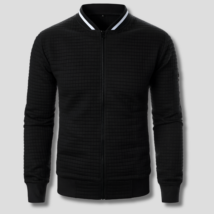 Maglione con cerniera da uomo comodo e caldo