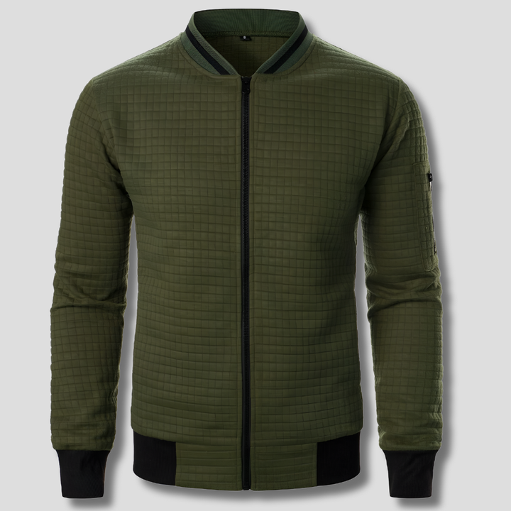 Suéter con cremallera para hombre cómodo y cálido