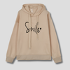 Felpa con cappuccio Smile da donna