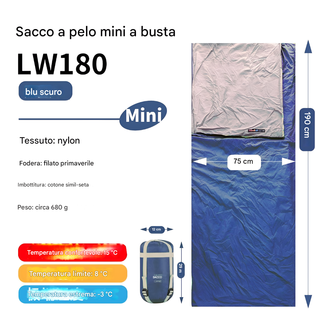 Saco de pelo compacto