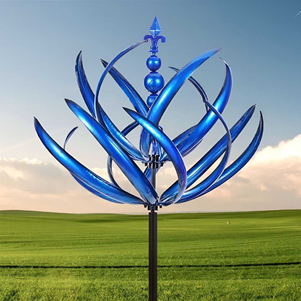 Escultura artística cinética guiada por el viento de Harlow