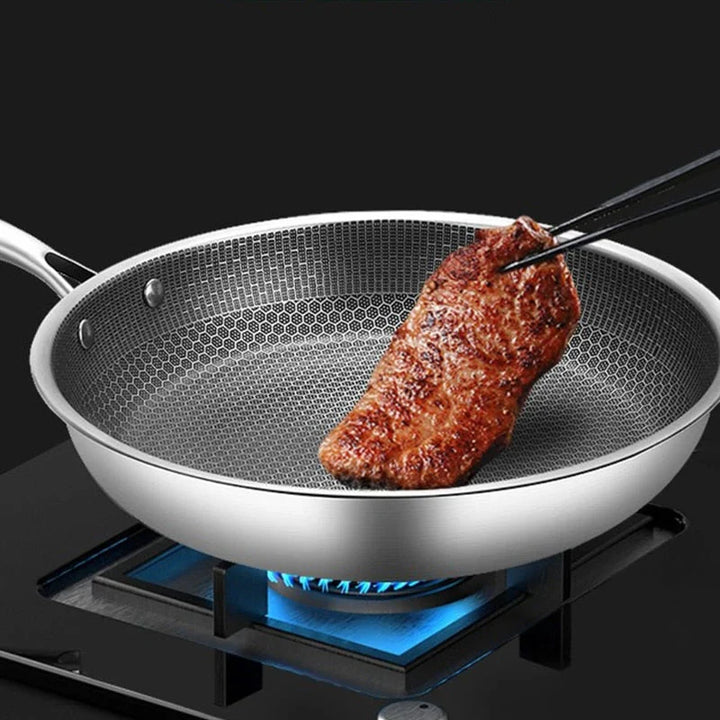 Padella antiaderente in acciaio inox