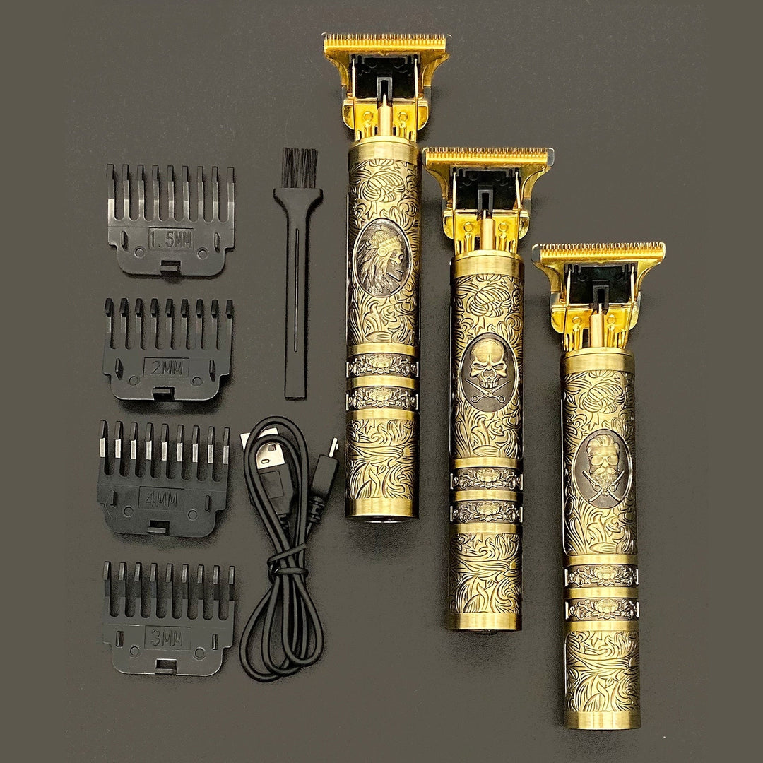 Tagliacapelli e regolabarba ricaricabili con accessori