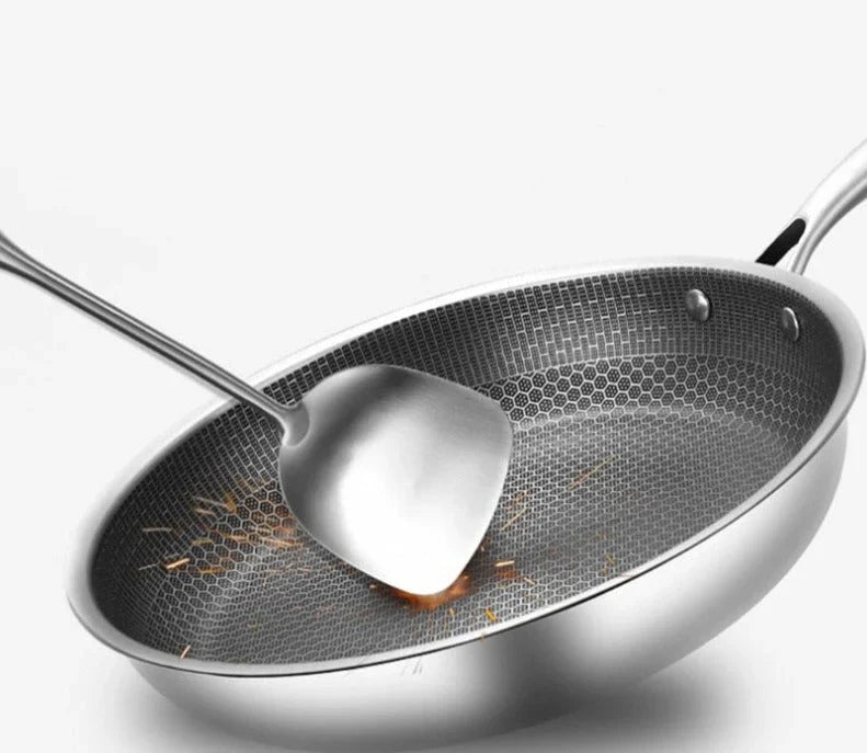 Padella antiaderente in acciaio inox