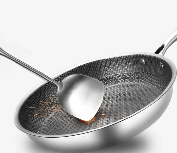 Padella antiaderente in acciaio inox