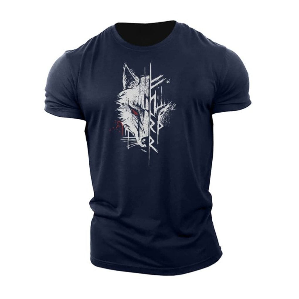 T-shirt da uomo in cotone a maniche corte