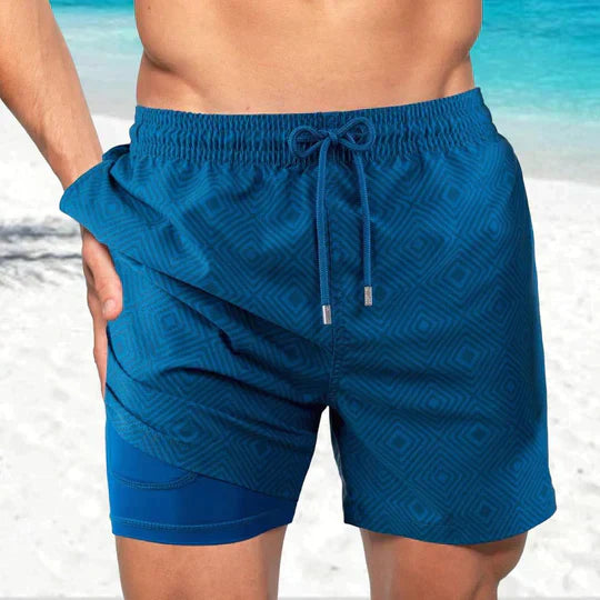Pantaloncini da bagno da uomo di tendenza