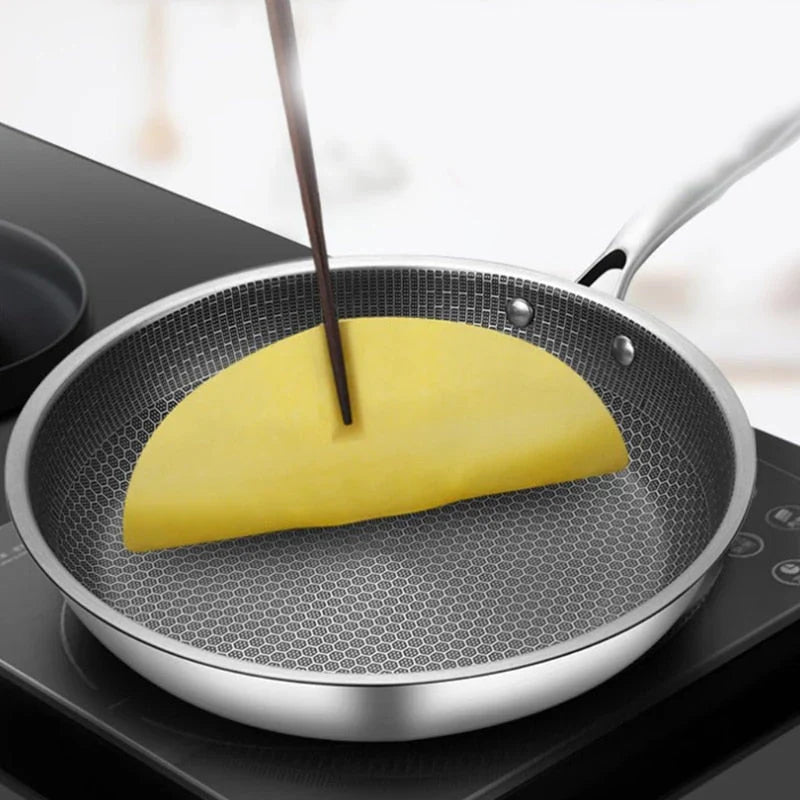 Padella antiaderente in acciaio inox