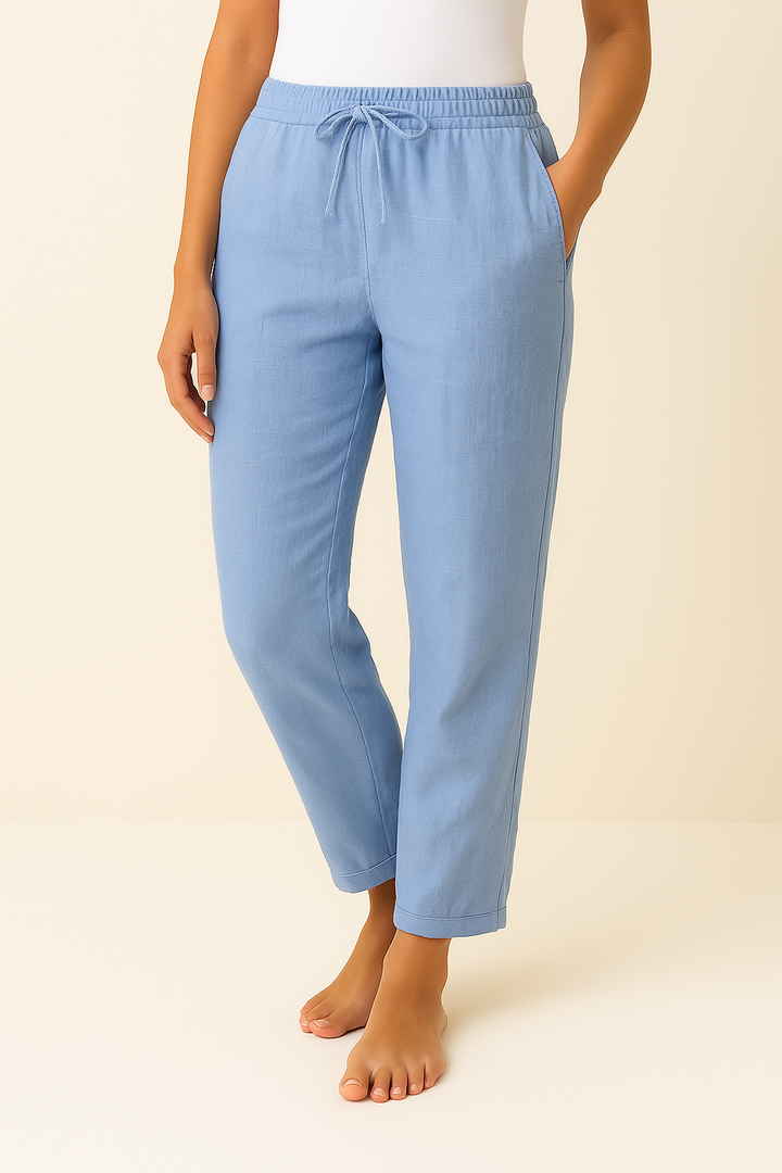 Pantaloni in lino per donna