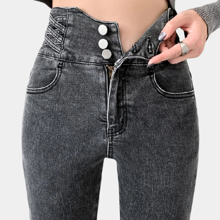 Jeans da donna a vita alta
