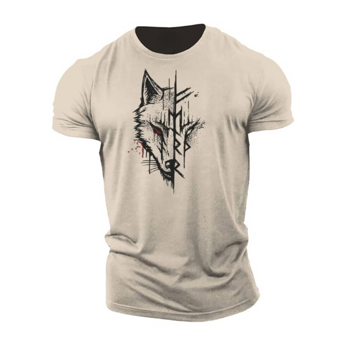 T-shirt da uomo in cotone a maniche corte