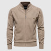 Cardigan con cerniera a collo alto da uomo