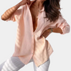 Camicetta con risvolto Top versatile da donna