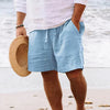Pantaloncini da uomo in lino Devon