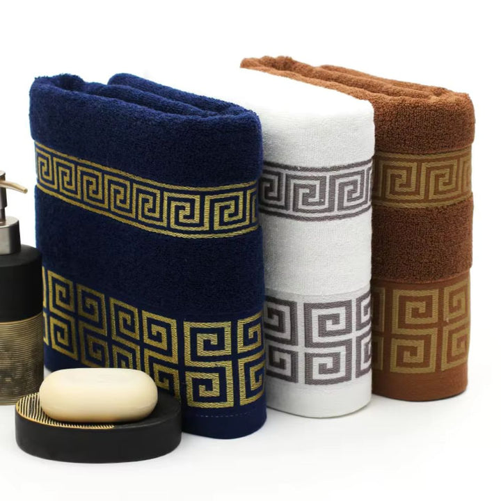 Casa Luxe Set di asciugamani in cotone Athena (2 pezzi)