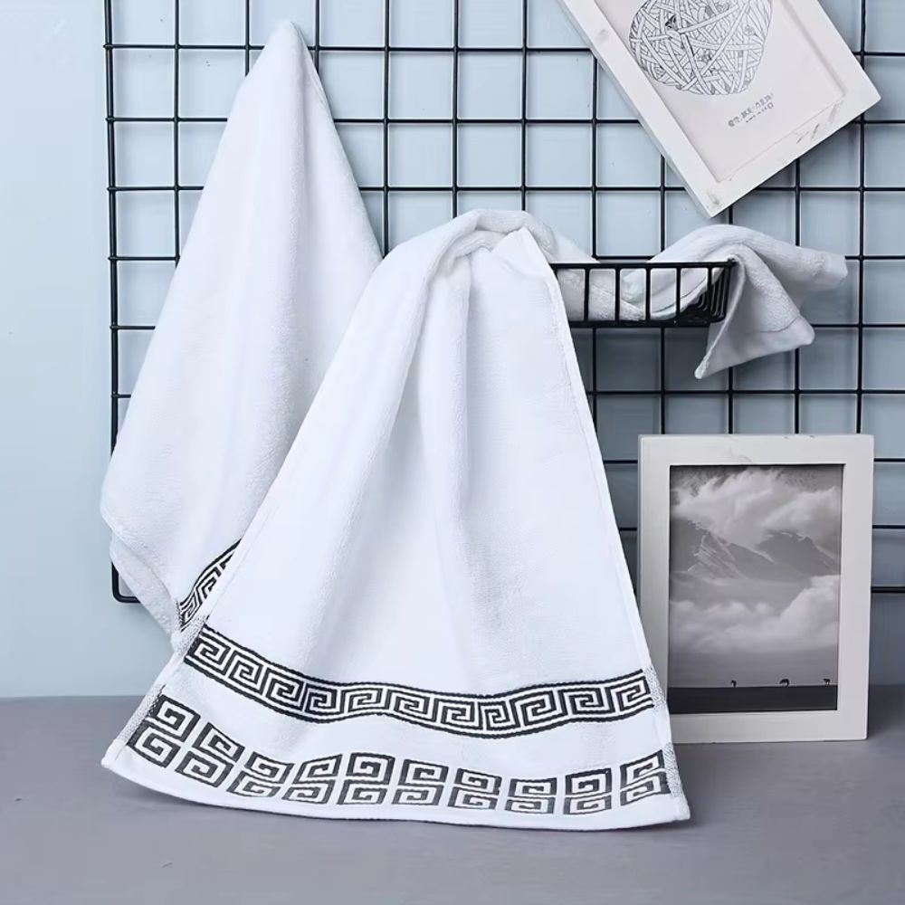 Casa Luxe Set di asciugamani in cotone Athena (2 pezzi)