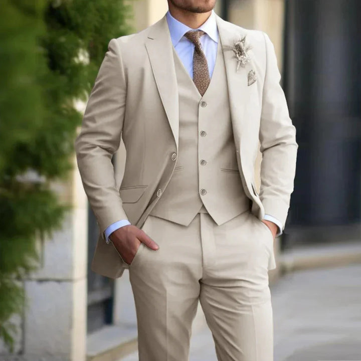 Brecken Elegante abito a tre pezzi da uomo