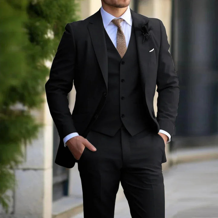 Brecken Elegante abito a tre pezzi da uomo