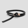 Cintura sottile con fiocco in similpelle da donna