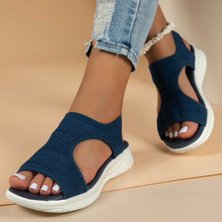 Sandali sportivi con tomaia in maglia ammortizzata Ortho