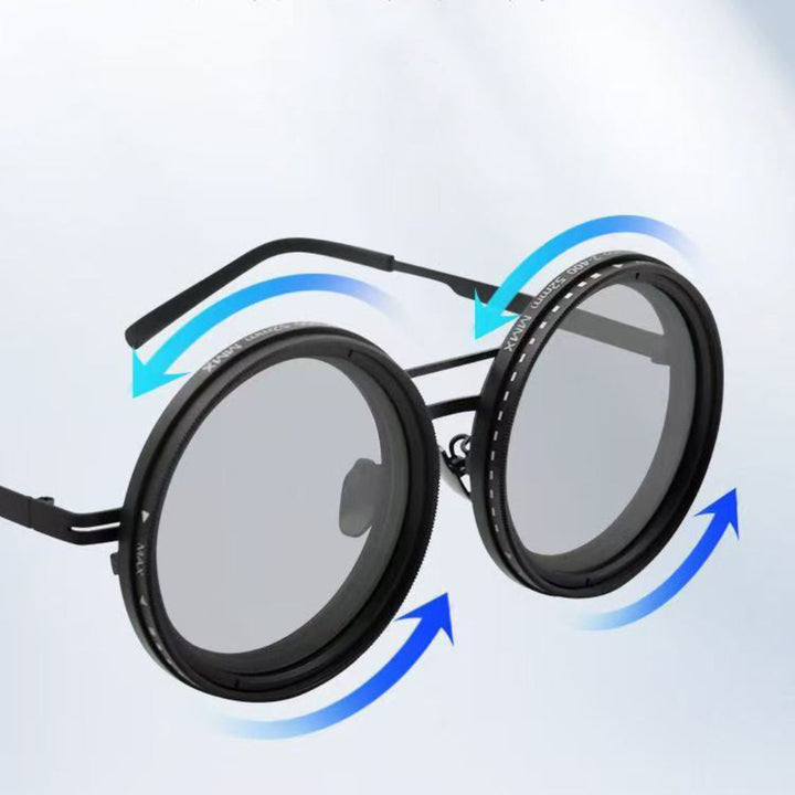 Occhiali da sole con luminosità regolabile