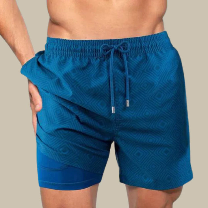 Pantaloncini da bagno da uomo di tendenza