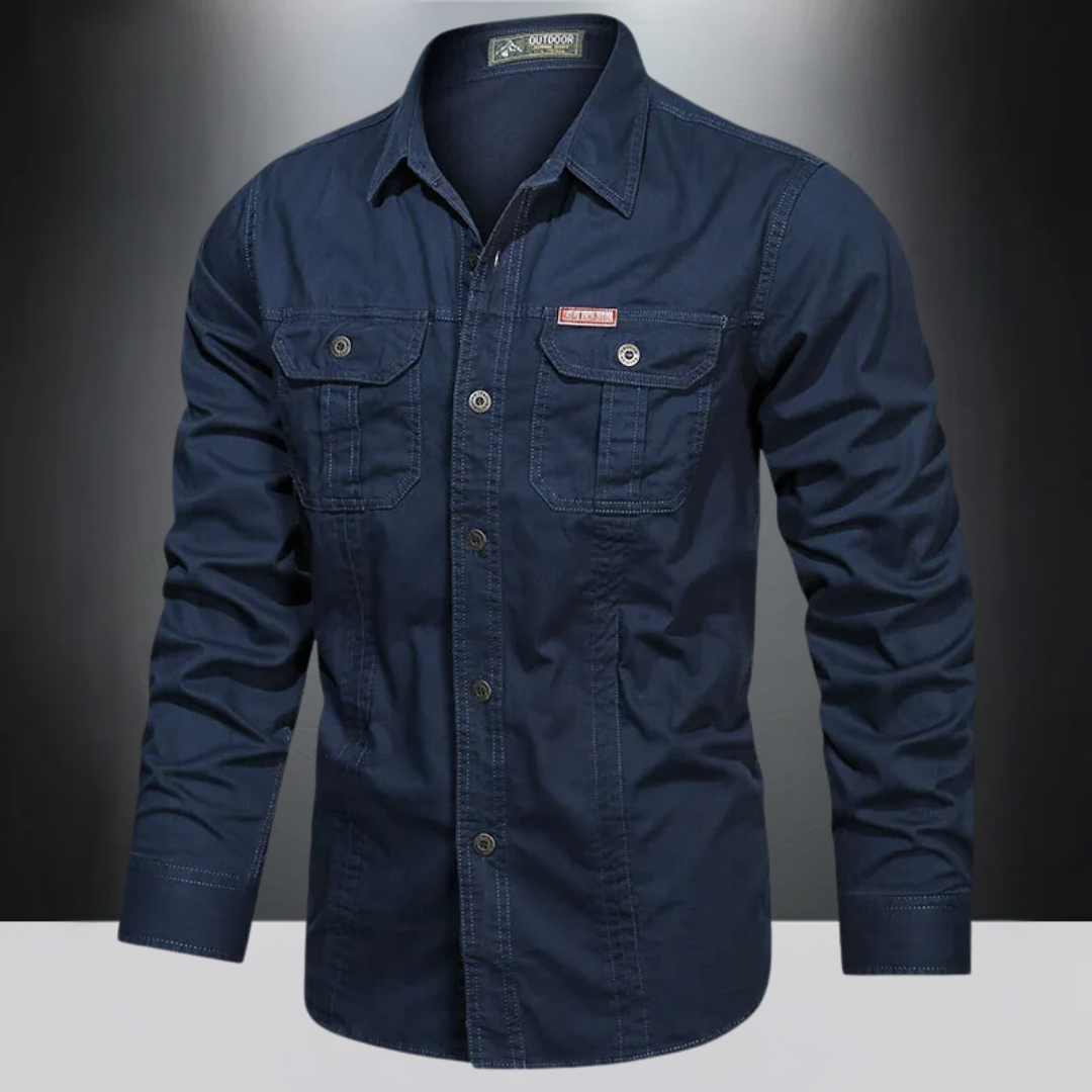 Camicia a maniche lunghe da uomo per attività all'aperto