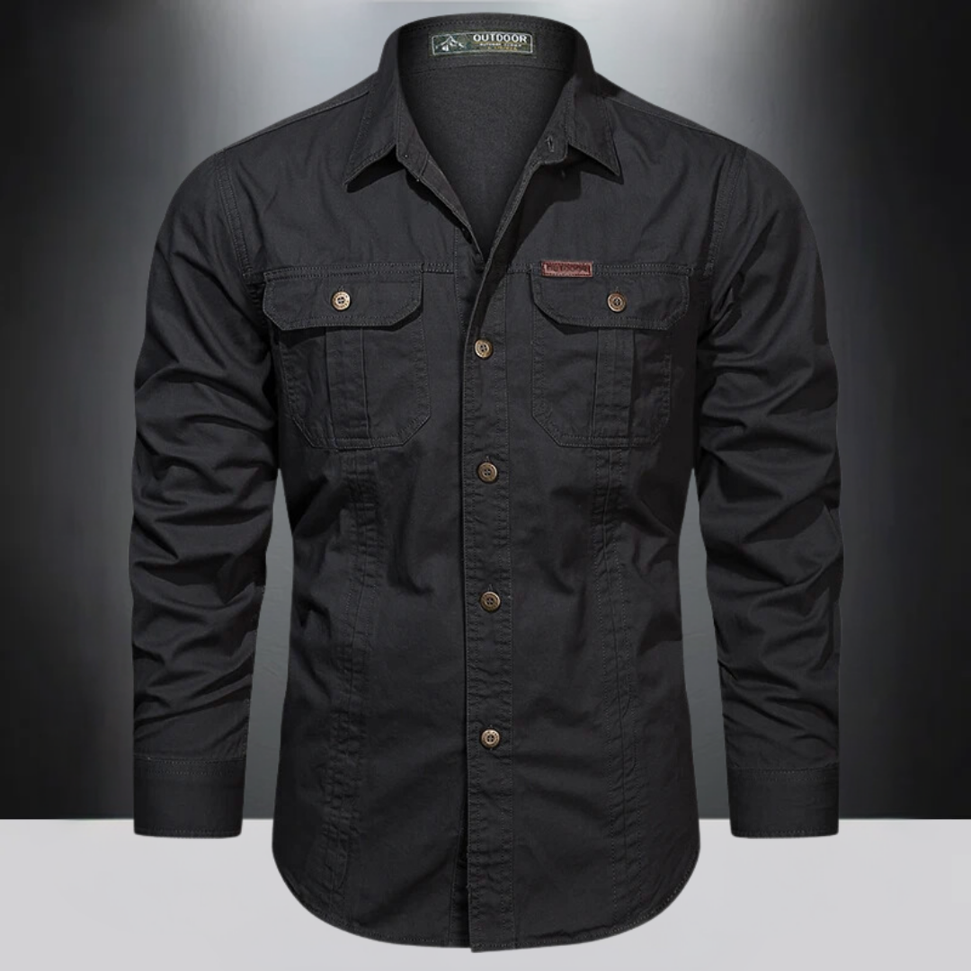 Camicia a maniche lunghe da uomo per attività all'aperto