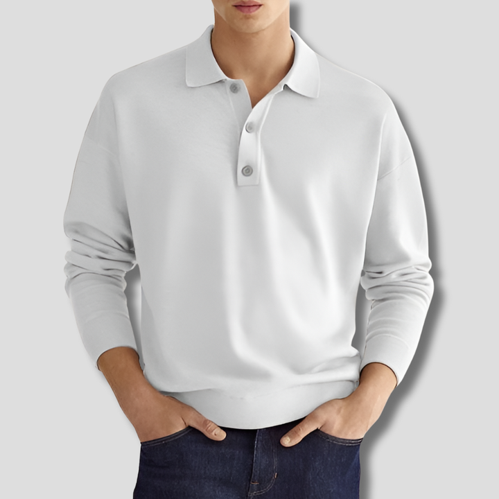 Polo da uomo a maniche lunghe