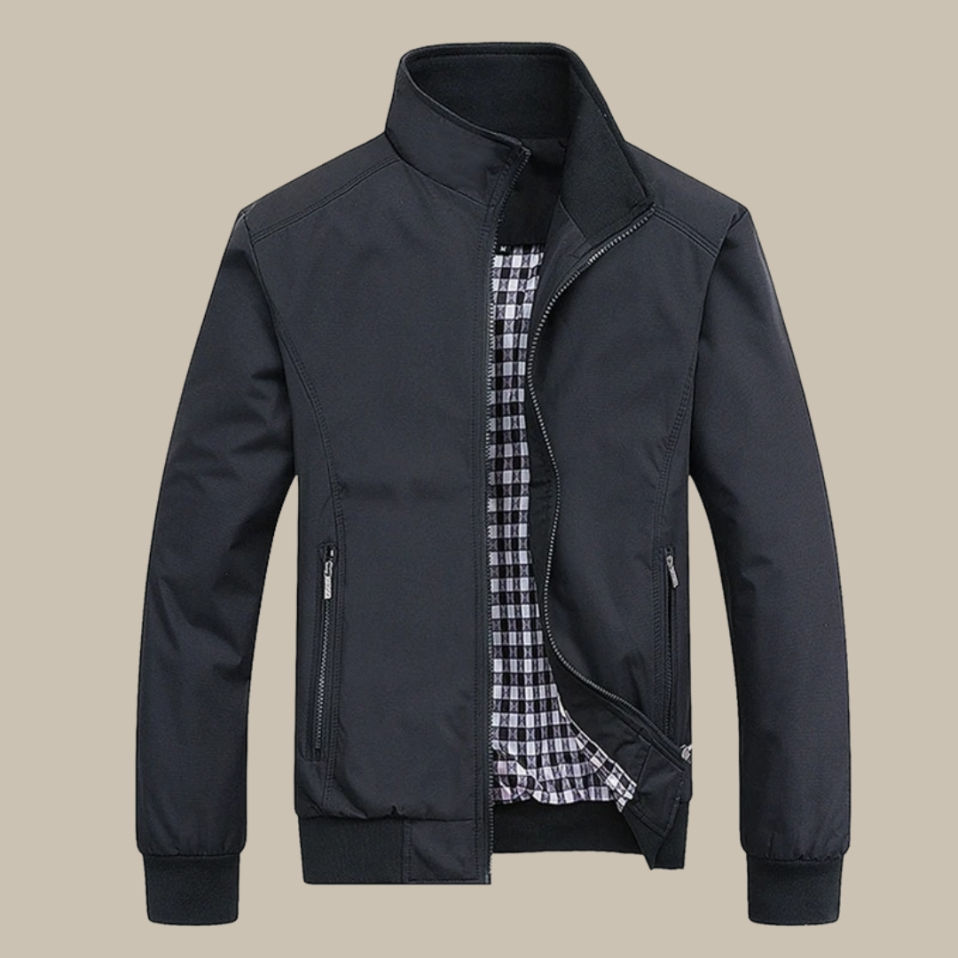 Elegante giacca estiva antivento per uomo