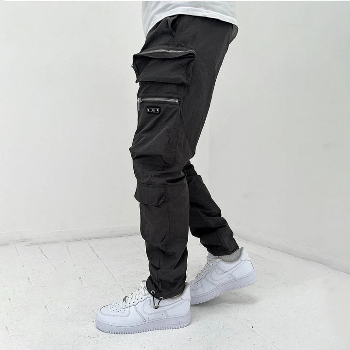 Pantaloni cargo multitasche da uomo dalla vestibilità classica