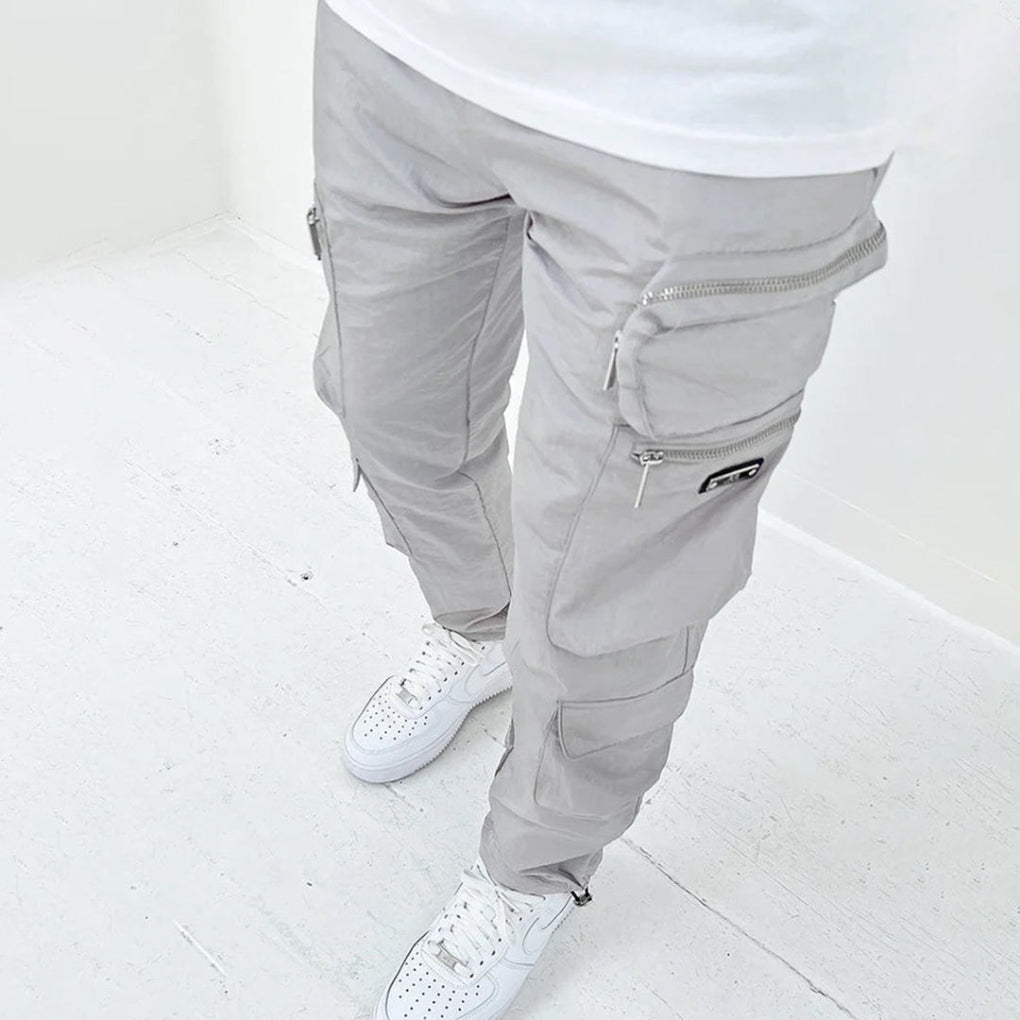 Pantaloni cargo multitasche da uomo dalla vestibilità classica
