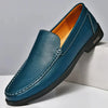 Mocassini slip-on in pelle cuciti a mano