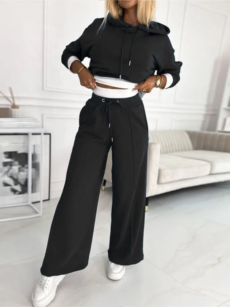 Elegante set da jogging per donna in due pezzi