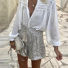 Pantaloni glitterati da donna