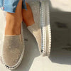Scarpe slip-on di lusso con dettagli scintillanti per le donne