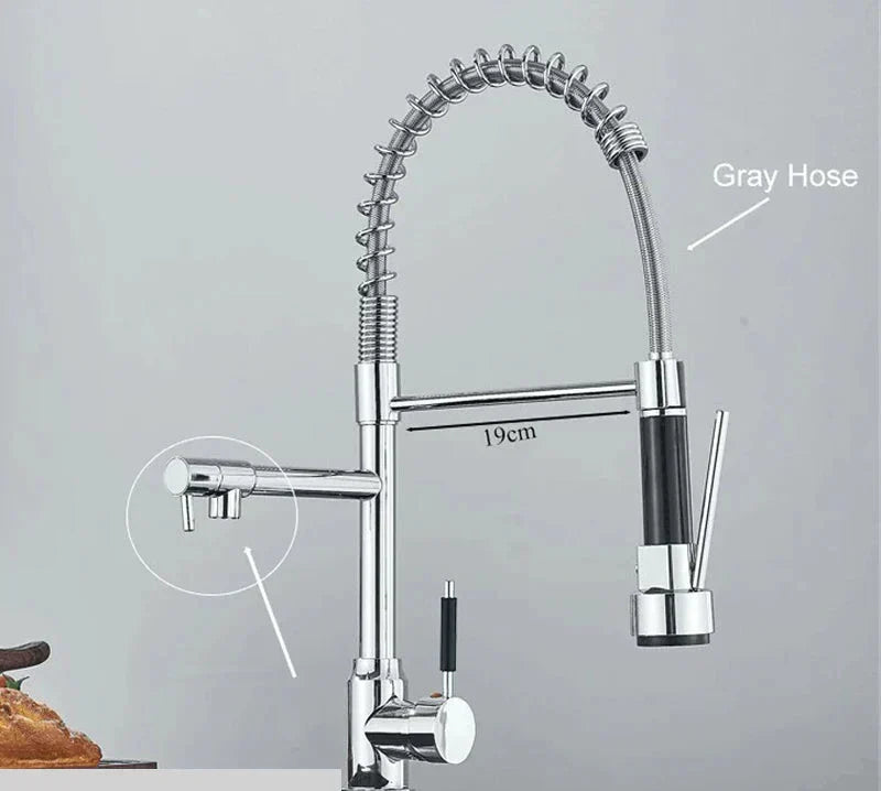 Rubinetto da cucina girevole a 360°