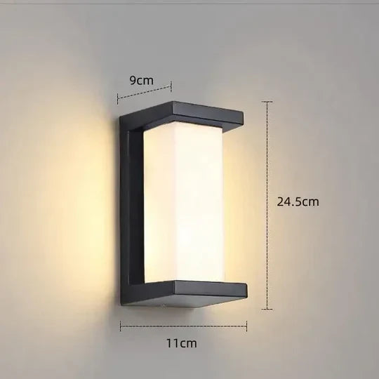 Lampada da parete per esterni a LED