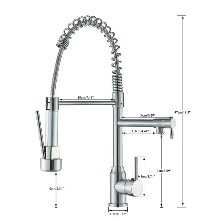 Rubinetto da cucina girevole a 360°